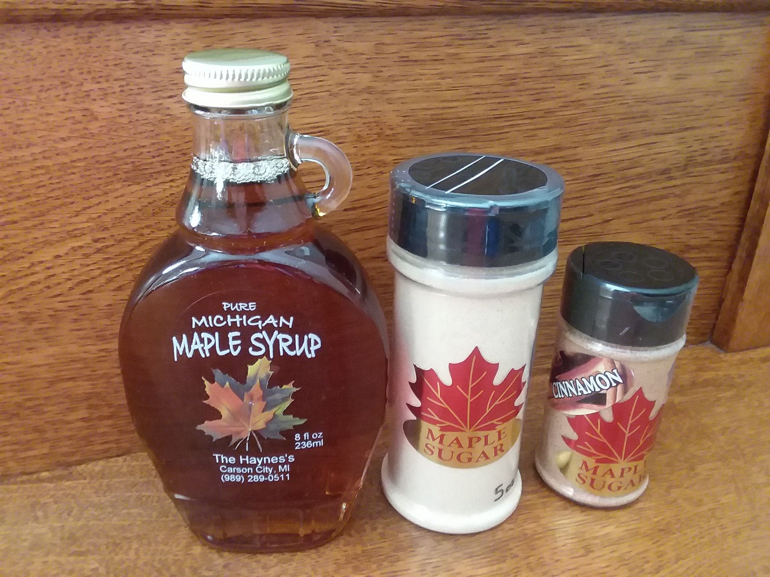 Michigan Pure Maple Syrup and Maple Sugar gift box Etsy