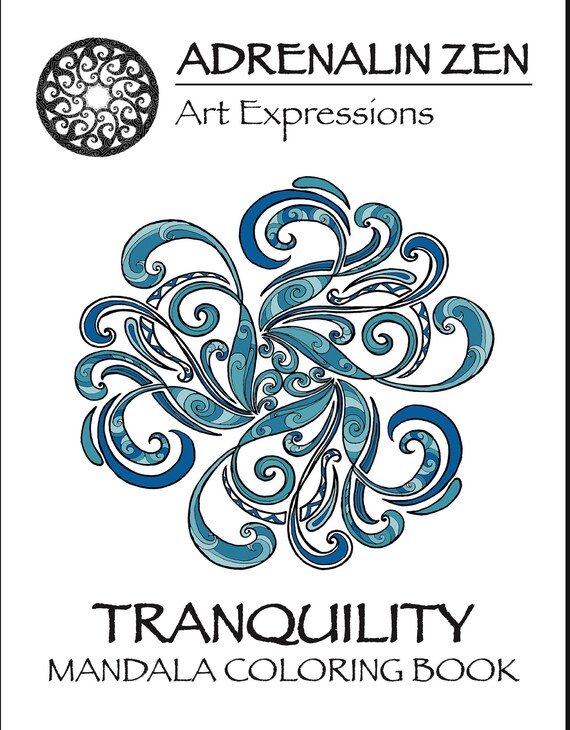 Download Mandala Coloring Book Pdf Third In Series Tranquility Etsy