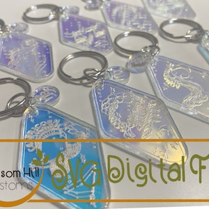 Zodiac Keychain SVG CUT FILE