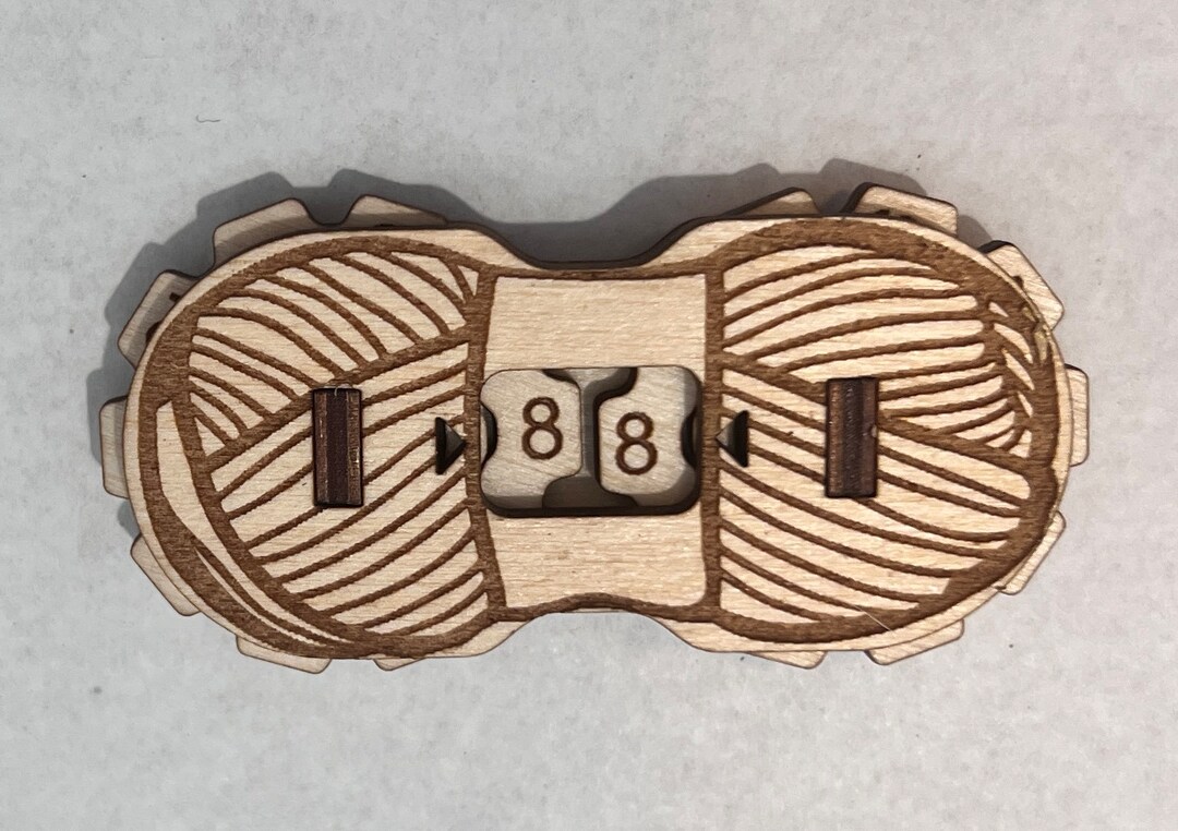 Row and Stitch Counter SVG Knit Tools Crochet Tools Laser File Etsy