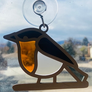 Reino Unido Robin Sun Catcher SVG / Archivo láser / Glowforge / Pájaro / Aves
