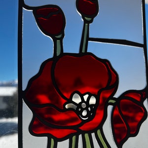 Panneau de coquelicot SVG | Fichier laser | Glowforge | Coquelicot | Fleurs