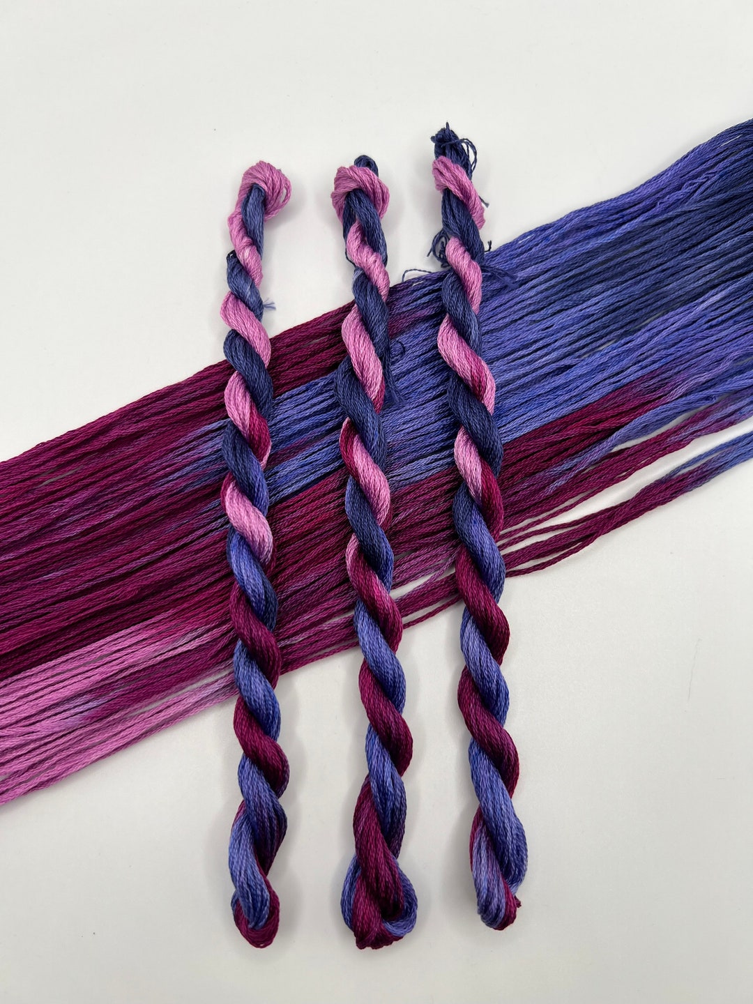 Razzle Dazzle Hand Dyed, 6 Strand Embroidery Floss, Cross Stitch