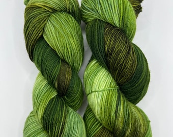 Wild Forest | Superwash Merino Yarn, Fingering, Worsted, Aran, DK, Bulky, Indie Dyed Yarn, Hand Dyed Yarn