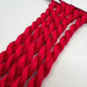 Magenta | Hand Dyed, 6 Strand Embroidery Floss, Cross Stitch, Cotton Thread