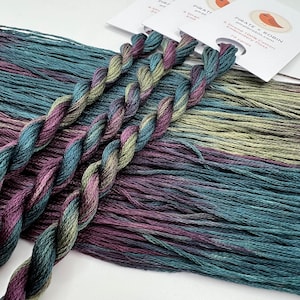 Pigeon | Hand dyed, 6 Strand Embroidery Floss