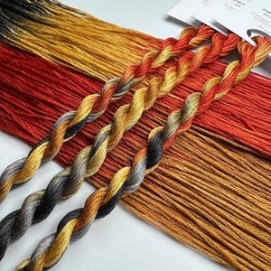Hearth | Hand dyed, 6 Strand Embroidery Floss