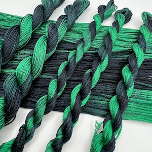 Potion | Size 20 Hand Dyed, 6 cord Cordonnet Thread, Tatting, Crochet, Cotton Thread