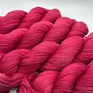Jam | Hand Dyed Cotton Yarn, Fingering, Worsted, DK, Indie Dyed Yarn, Hand Dyed Yarn