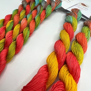 Paradise | Size 20 Hand Dyed, 6 cord Cordonnet Thread, Tatting, Crochet, Cotton Thread
