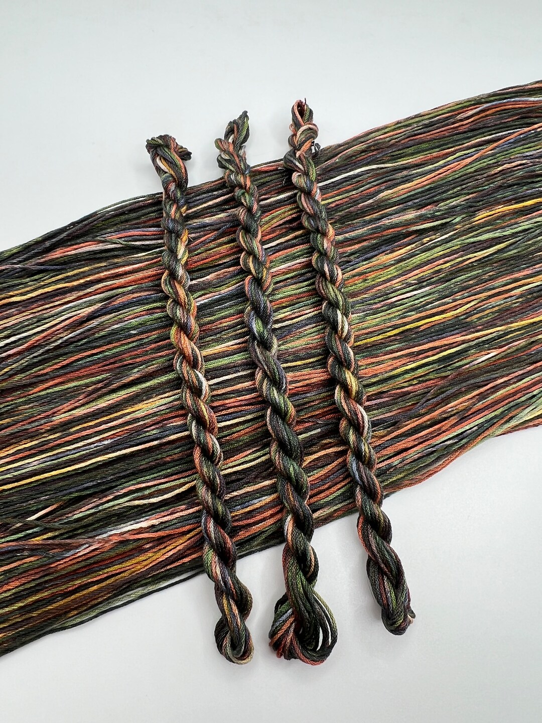 Fantasy Hand Dyed, 6 Strand Silk Embroidery Floss, Cross Stitch, Silk Thread Etsy