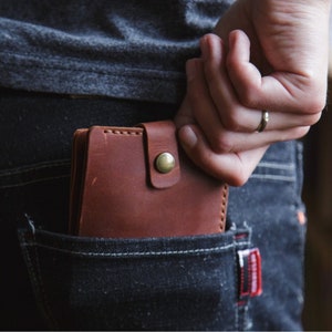 Personalized Bifold Wallet, Handmade leather wallet, Anniversary Gift for Him, Engraved Wallet, Custom Wallet,Boyfriend Gift for Men, Dad