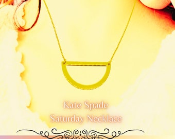 Gold Toned Kate Spade Saturday Half 