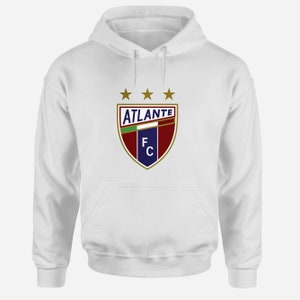 Nuovo! Felpa Con cappuccio Da Calcio Di Atlante Deportivo, Felpa Atlante