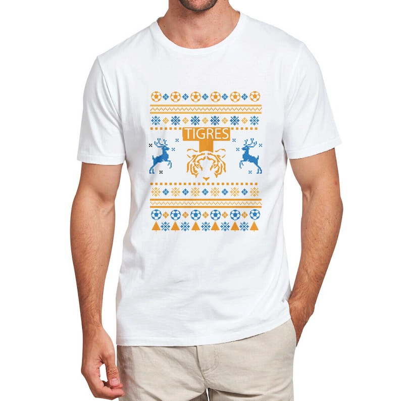 New Playera de Tigres Navidena UANL Tigres Christmas T-shirt