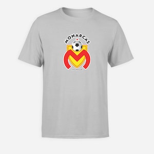 New! Club Deportivo Monarcas Morelia Soccer  Gray T-Shirt Liga MX