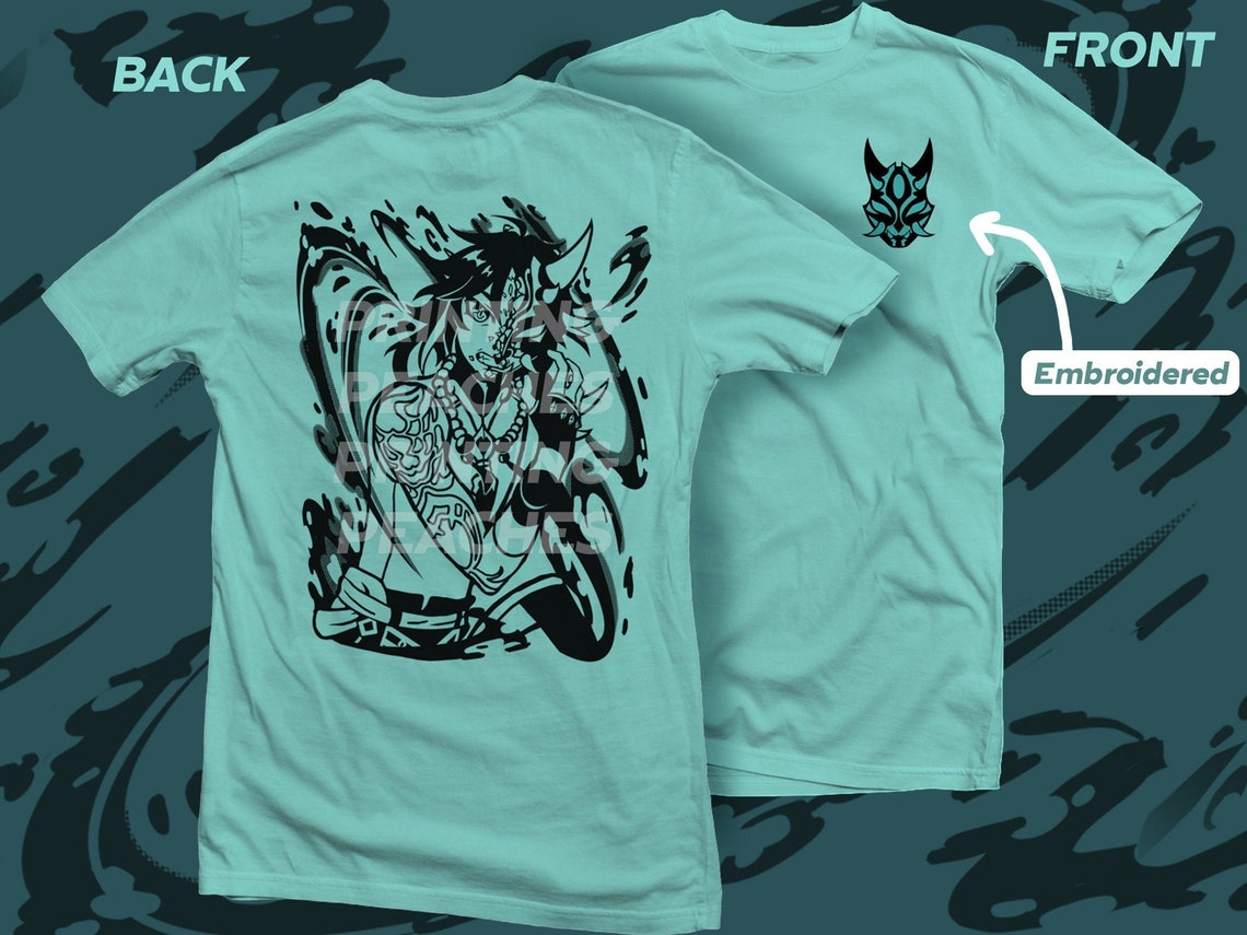 genshin impact tee shirt
