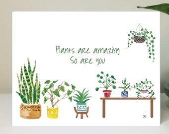 pics Birthday Wishes For Plant Lover plant lover card etsy