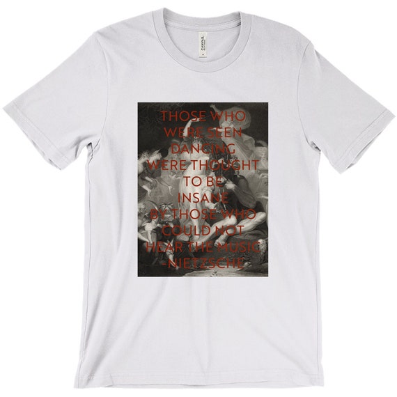 Naitsche Citation T Shirt Gothique Philosophie Vetements Etsy Canada Naitsche Citation T Shirt Gothique Philosophie Vetements Etsy Canada