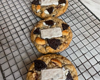 Ricetta biscotti Cookies N Cream / Biscotti gourmet / Prodotti da forno / Oreo / Patatine fritte / Cioccolato bianco