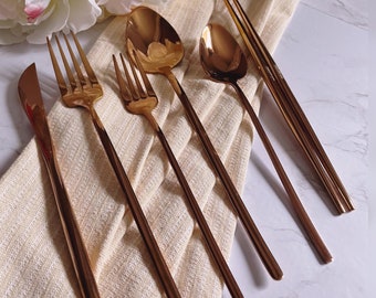 Rose Gold High Quality Cutlery set