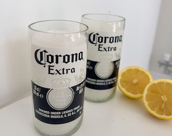 Corona beer bottle candle scented candle Beer lover Gift ideas Birthday Gift Gifts for him Christmas gift