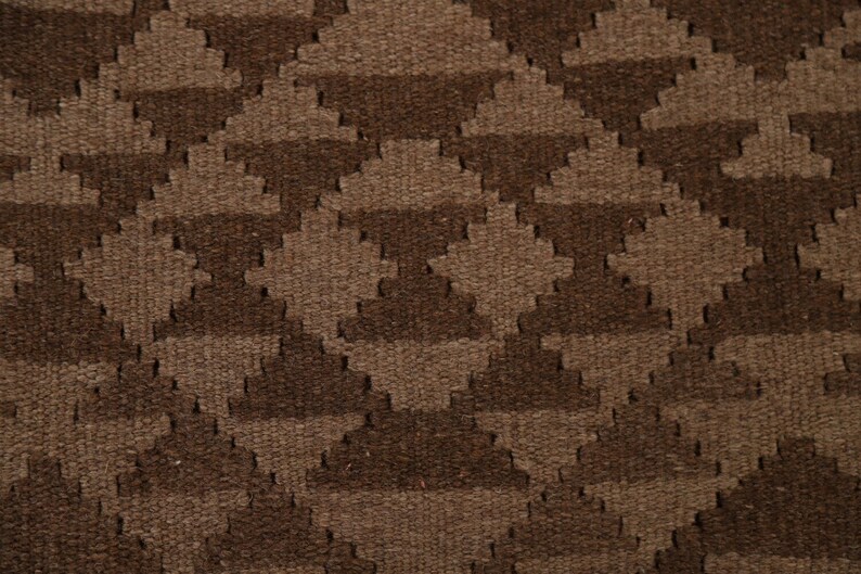 Handwoven Geometric Kilim Wool Area Rug 6x8 Etsy Canada