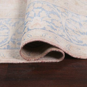 Antique Muted Distressed Handmade Rug 10x13 Wool Carpet Pink - Etsy