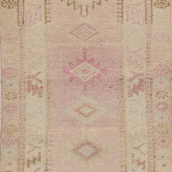 Pink Oushak Rug Etsy