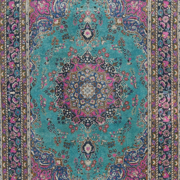 Turquoise Rug - Etsy