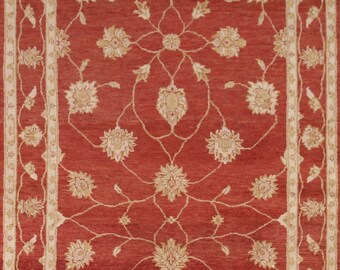Roter Chobi Peshawar Teppich 15x10, Handgeknüpfter Orientalischer Wollteppich