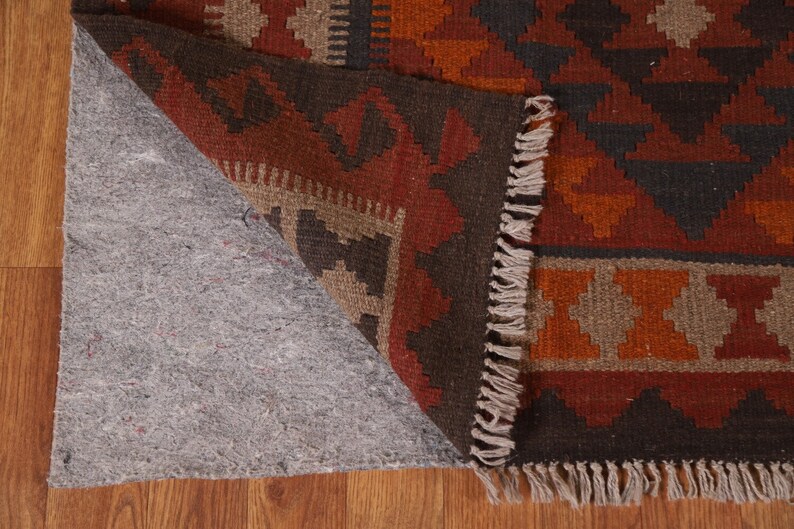 Hand Woven Tribal Kilim Rug 6x8, Flat Weave Oriental Area Rug