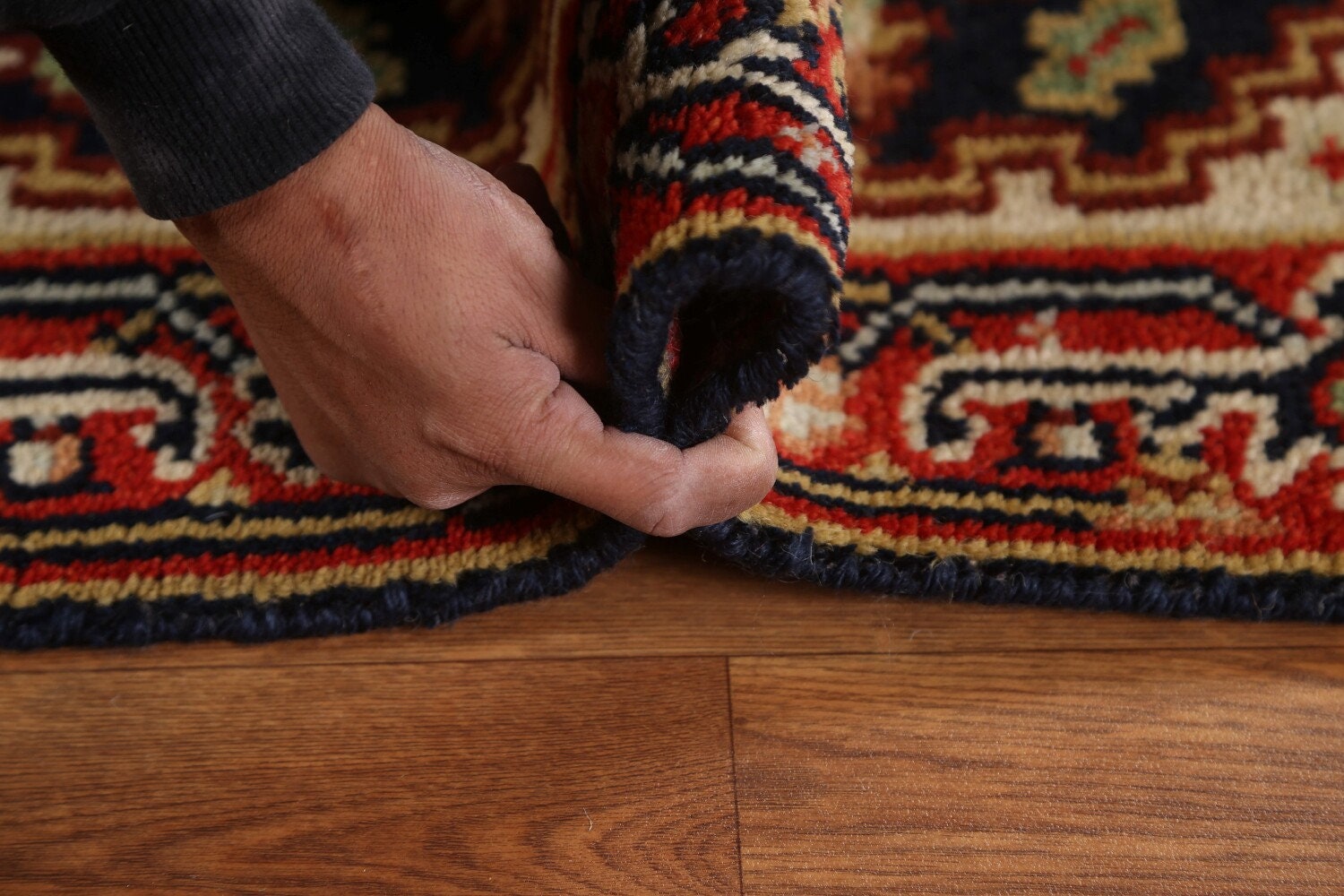 Buy Handmade Geometric Runner Rug 2x6 Traditional Wool Carpet Online in  India 