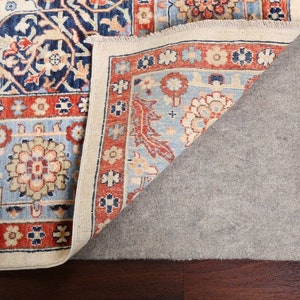 Traditional Handmade Area Rug 8x10, Vegetable Dye Wool Carpet image 9