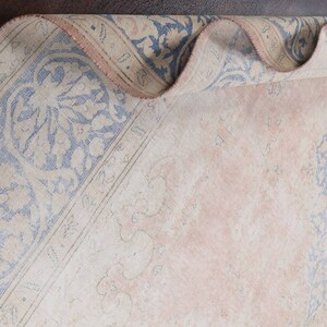 Antique Muted Distressed Handmade Rug 10x13 Wool Carpet Pink - Etsy