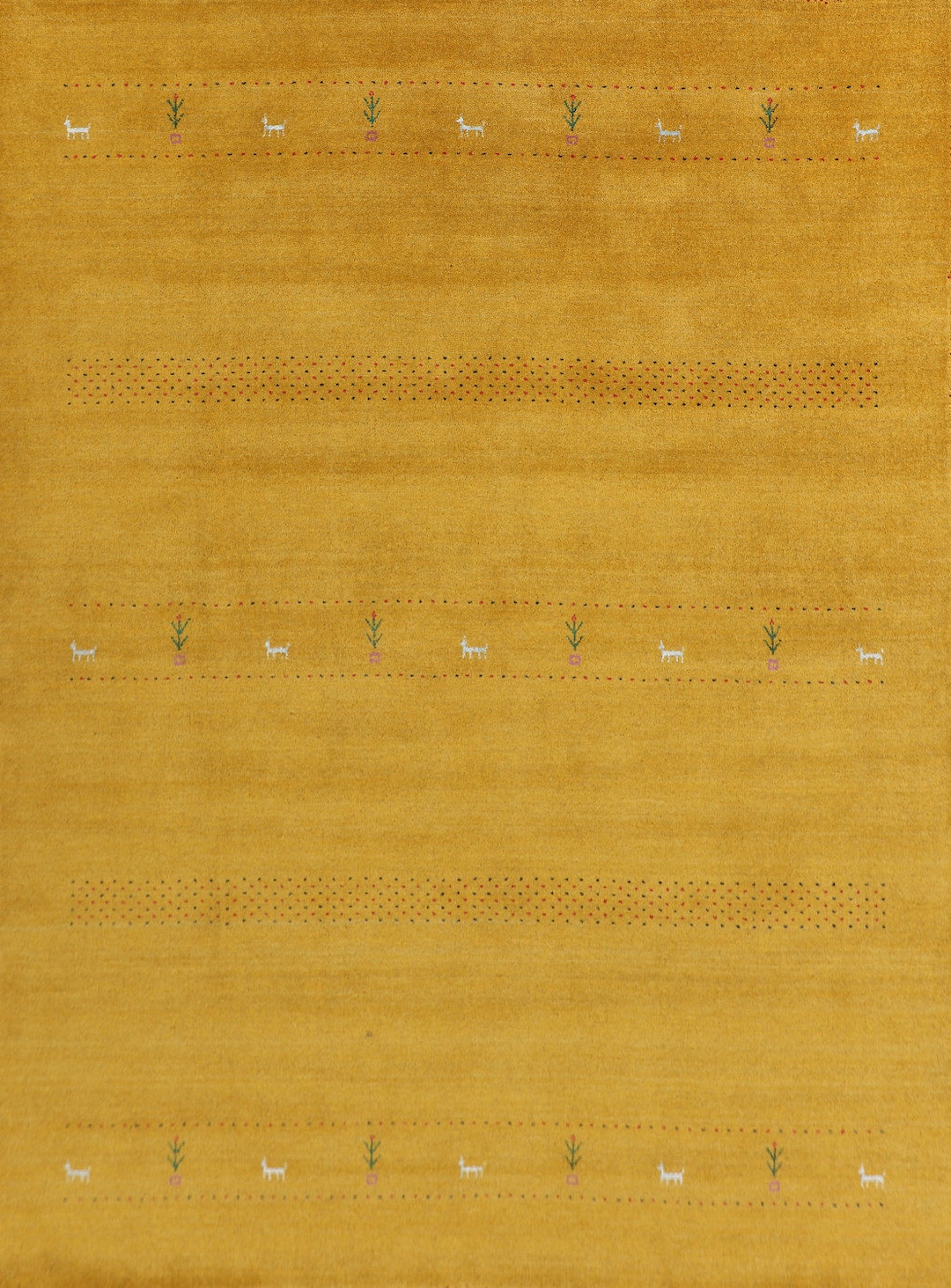 Gabbeh Gold Rugs Handmade Gold / Yellow Gabbeh Oriental Area Rug 8x10 - Etsy