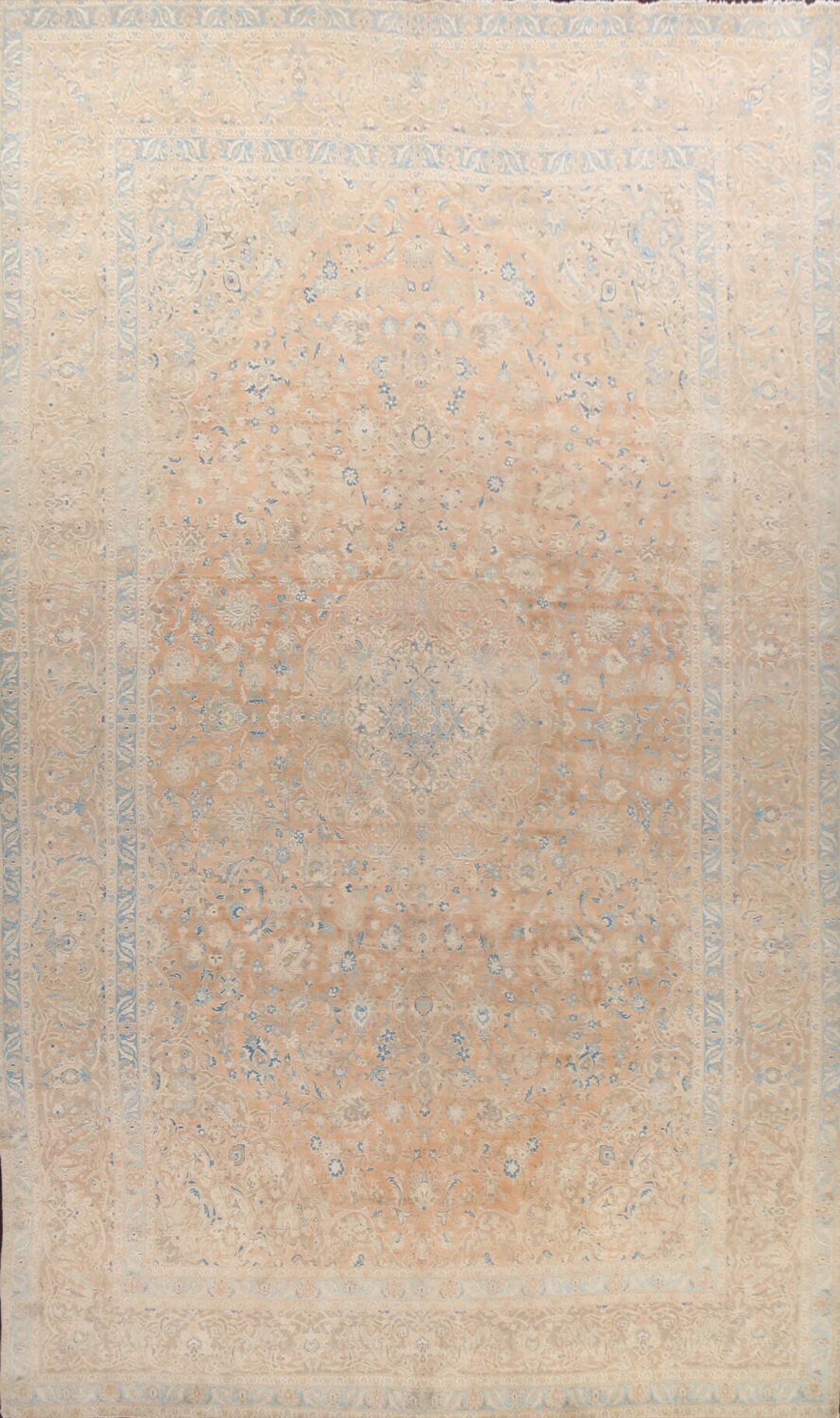 Large Vintage Traditional Distressed Rug 10x16, Handmade Wool Carpet ...