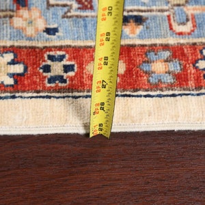 Traditional Handmade Area Rug 8x10, Vegetable Dye Wool Carpet image 7