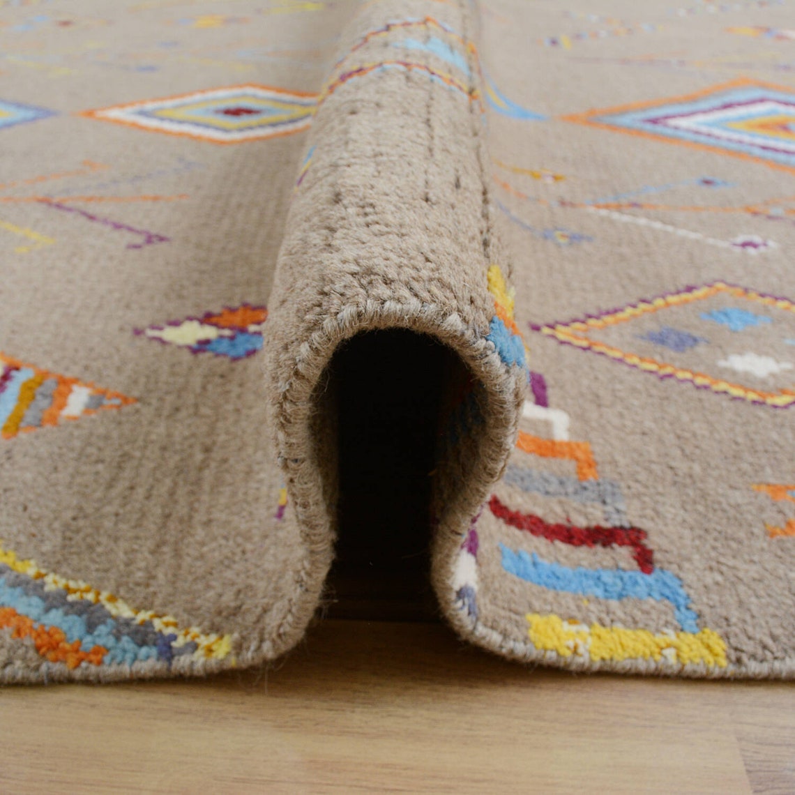 Tribal Geometric Moroccan Area Rug 10x14 Etsy