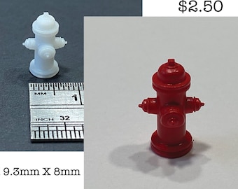 ALOT of FIRE HYDRANTS they come Painted N Scale PACK OF 15 