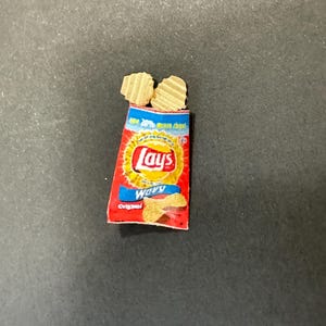 1:12 Scale Potato Chips W/ Bag Kit * Dollhouse Miniature * 3D Printed *ShopMiniDecorandMore * Diorama * Model Train