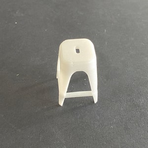 1:24 Scale &quot;Metal&quot; Stool Kit * Dollhouse Miniature * G Scale / Gauge * 3D Printed * ShopMiniDecorandMore * Diorama * Model Train Half Scale