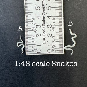 Zestaw wąż w skali 1:48 (wybór) * Miniatura domku dla lalek * Skala O * Druk 3D * ShopMiniDecorandMore * Diorama * Model pociągu