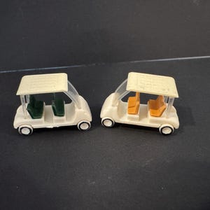 1:144 Scale Golf Cart* Dollhouse Miniature * N Scale Gauge * ShopMiniDecorandMore * Diorama * Model Train Micro
