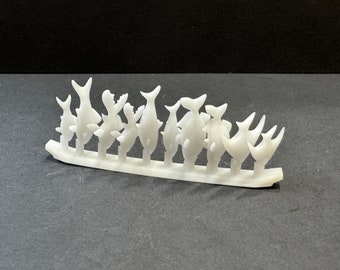 1:48スケールの魚（10）キット*ドールハウスミニチュア*Oゲージ*3Dプリント*ShopMiniDecorandMore*ジオラマ*鉄道模型