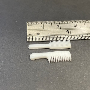 1:12 Scale Comb & Brush Kit * Dollhouse Miniature * 3D Printed * ShopMiniDecorandMore * Diorama * Model Train