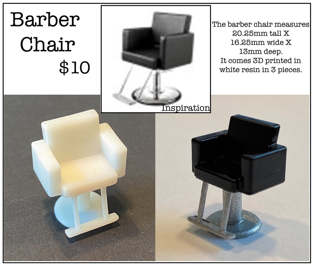 Beauty Diy Barber Chair 1:48 Scale Barber Chair Kit Dollhouse