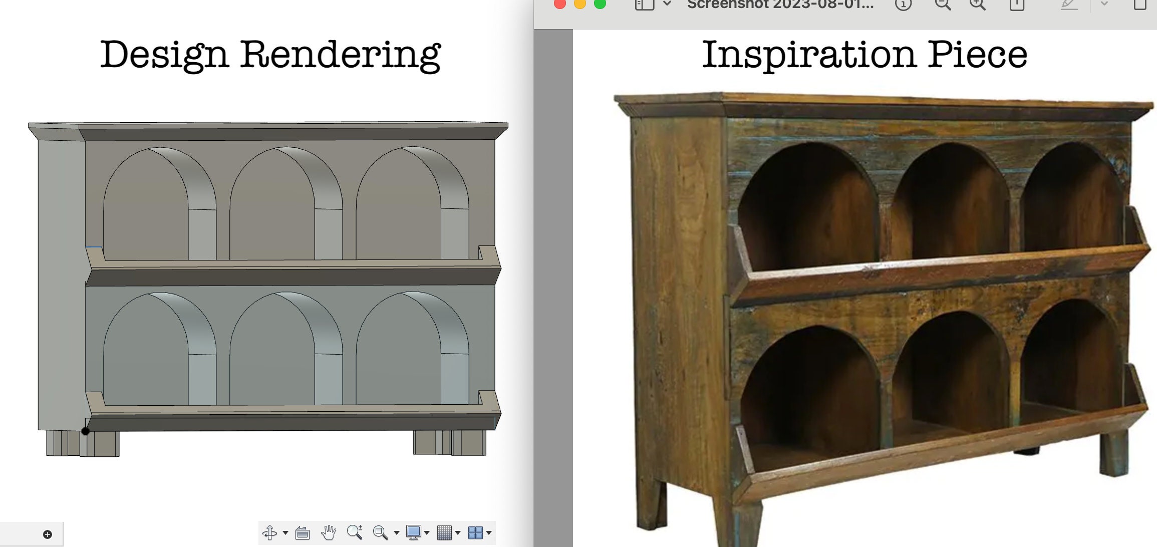 1:144 Scale Arched Cubby Cabinet Kit * Dollhouse Miniature * N Gauge ...