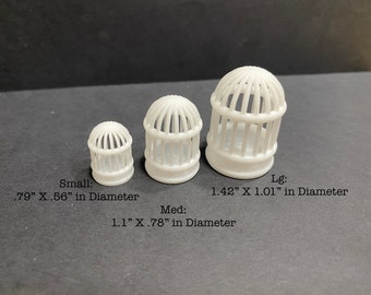 1:12 Scale Birdcage kit Choose from 3 sizes  * Dollhouse Miniature * 3D Printed * ShopMiniDecorandMore * Diorama * Model Train