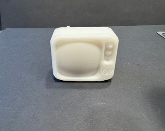 Kit TV PORTATILE vintage in scala 1:48 * Miniatura per casa delle bambole * Scala O * Stampato in 3D * ShopMiniDecorandMore * Diorama * Scala 1:48 per modellismo ferroviario